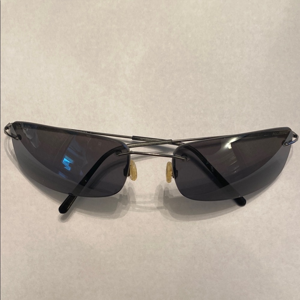 Revo Black Sunglasses with Silver Detail